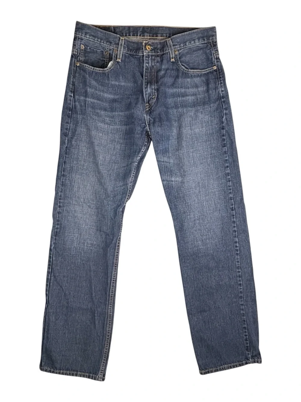 Levi's 569 Jeans Mens 34X36 (Fit 34X35) Blue Loose Straight Denim Relaxed Baggy